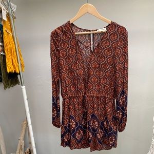 Cotton Candy boho mini dress